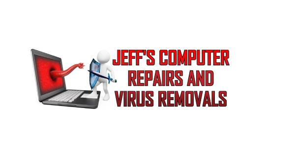 Jeff's Computer Repairs and Virus Removals Logo